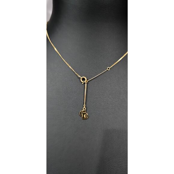 Christian Dior Gold Heart Necklace - Picture 3 of 3